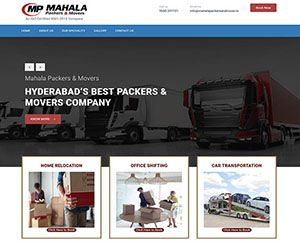 Packers and Movers Hyderabad Web Design Company